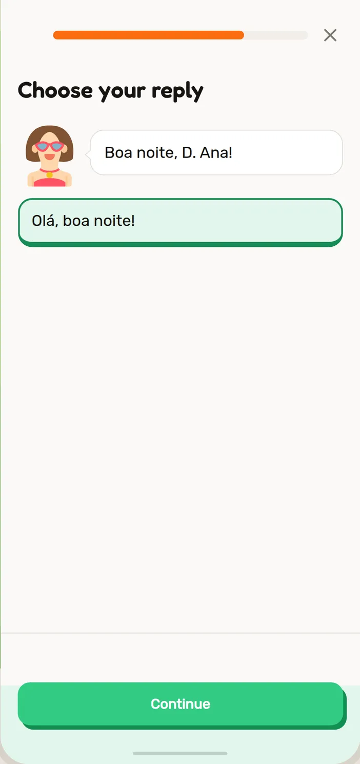 Play the scene in a Speeku European Portuguese lesson